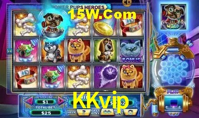 Biblioteca de slots populares na KKvip